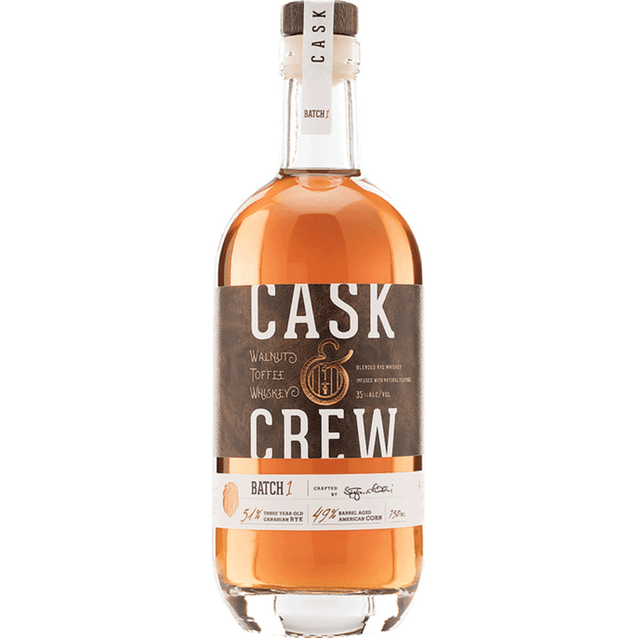 Cask & Crew Rye 750ML Front Bottle Label