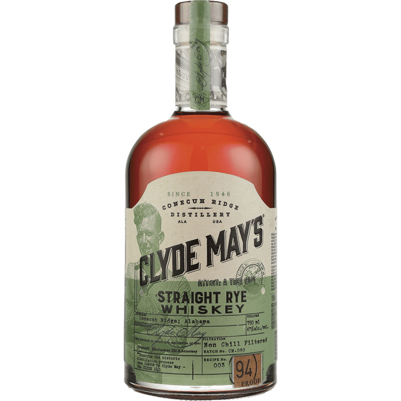 Clyde May's Straight Rye Whiskey