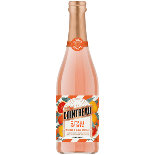 Cointreau Citrus Spritz Orange and Blood Orange 750ML Front Bottle Label