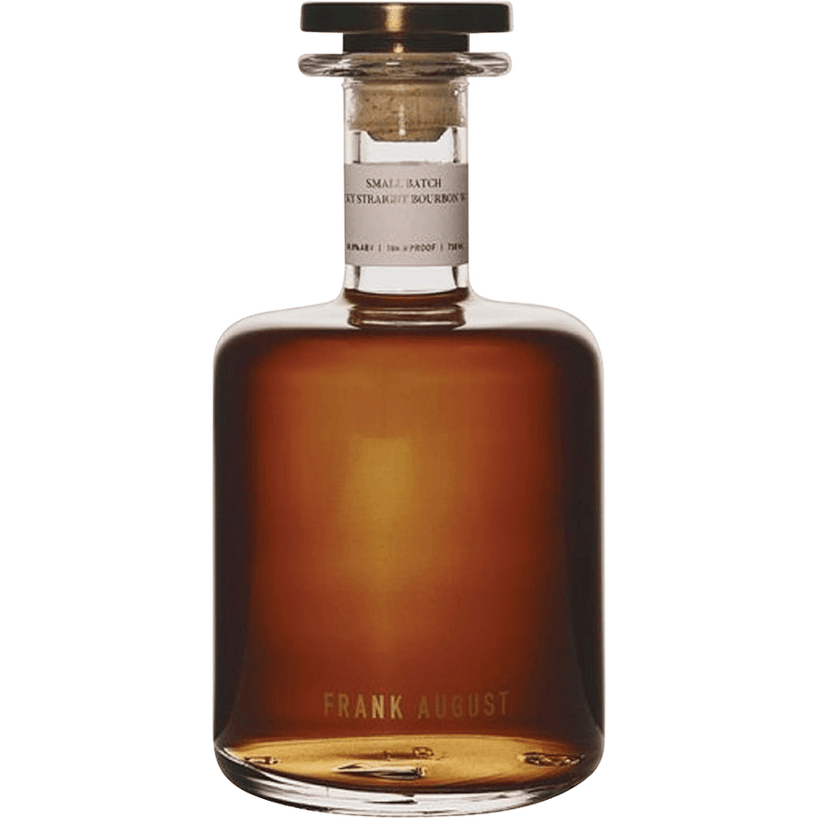Frank August Small Batch Bourbon 750ML Front Bottle Label