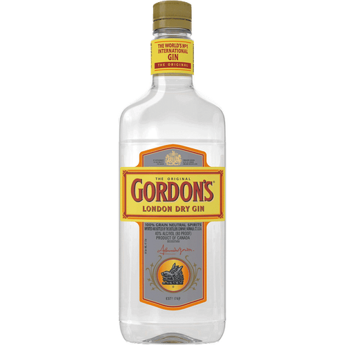 Gordon's London Dry Gin 1.75L Front Bottle Label