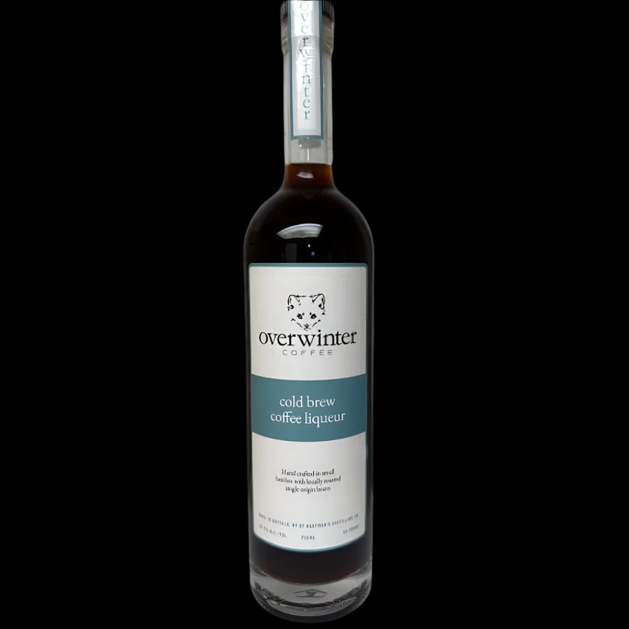 Overwinter Coffee Liqueur 750ML Front Bottle Label