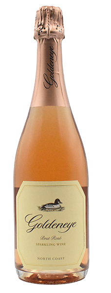 Goldeneye Brut Rosé 750ML Front Bottle Label