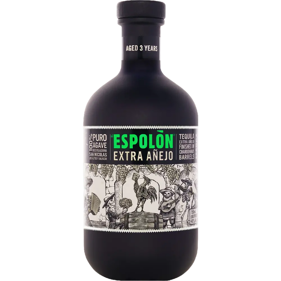Espolon Extra Anejo 750ML Front Bottle Label