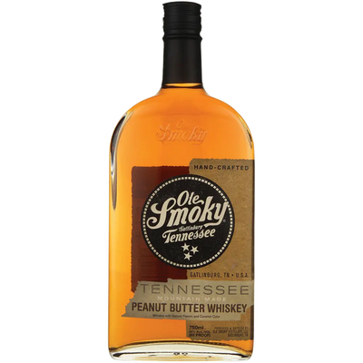 Ole Smoky Tenn Peanut Butter Whiskey - Whiskey bottle available at Buffalo House Liquor & Wines