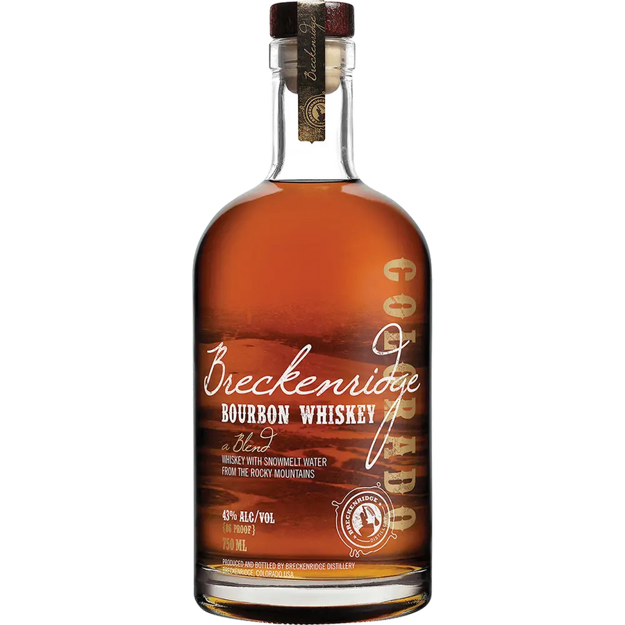Breckenridge Bourbon Whiskey 750ML Front Bottle Label
