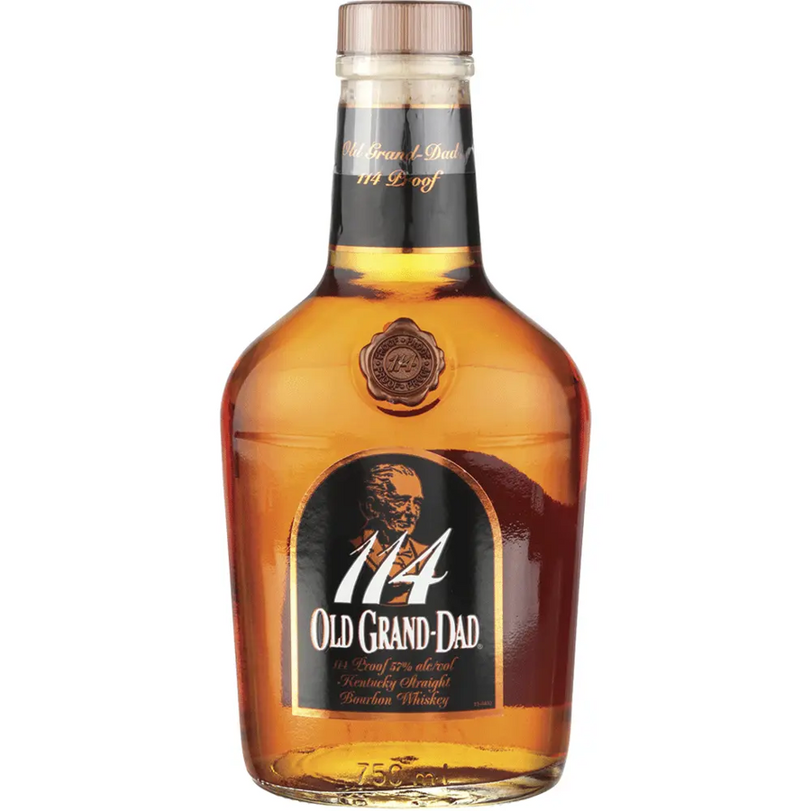 Old Grand Dad 114 Kentucky Straight Bourbon 750ML Front Bottle Label