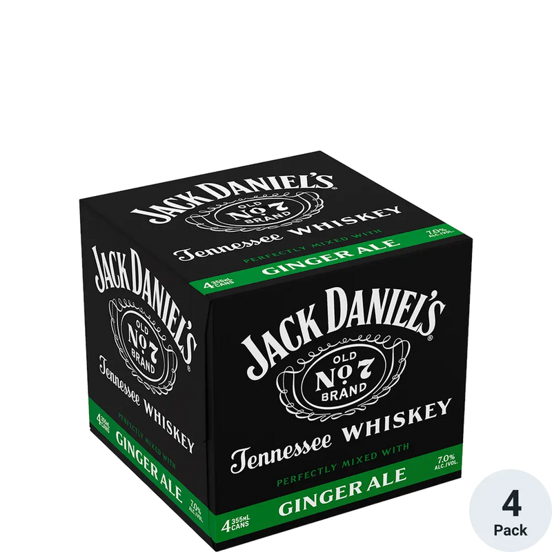 Jack Daniel's Old No. 7 Tennessee Whiskey & Ginger - Whiskey bottle available at Buffalo House Liquor & Wines