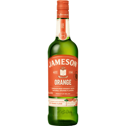 Jameson Orange 750ML Front Bottle Label