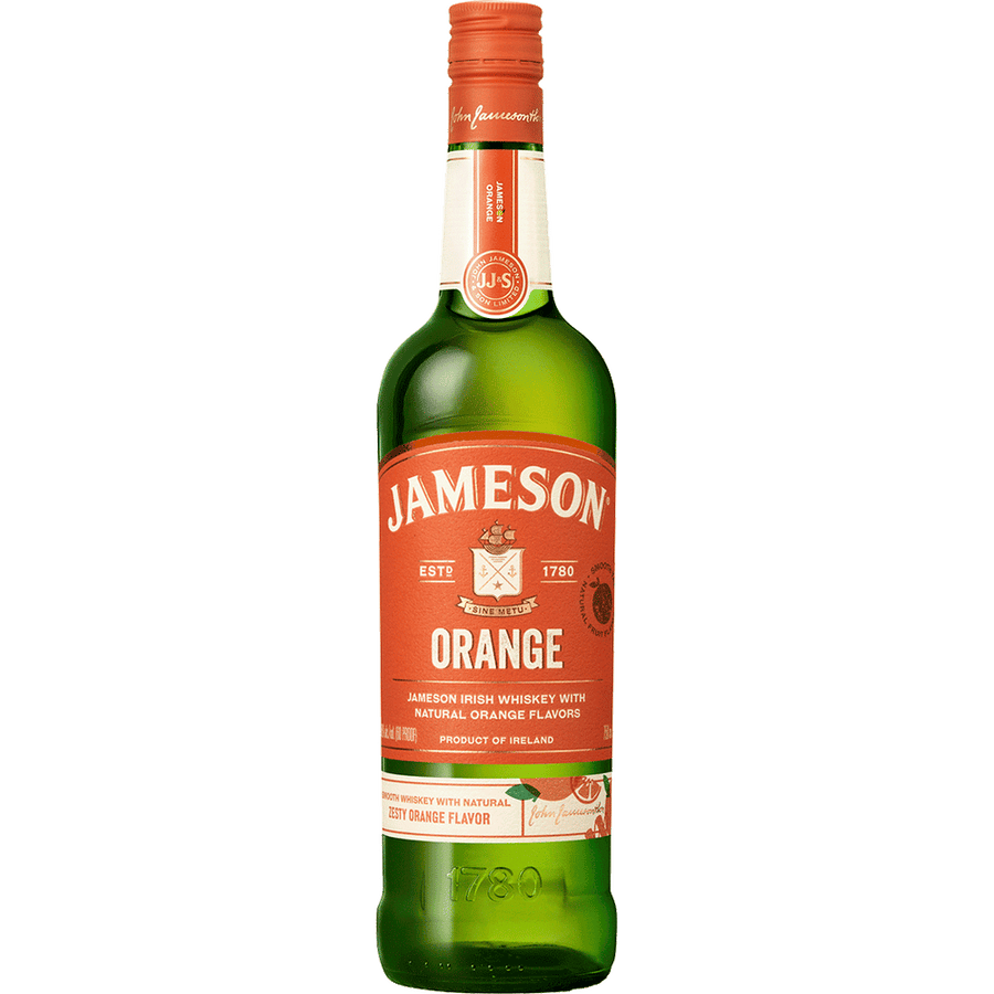 Jameson Orange 750ML Front Bottle Label
