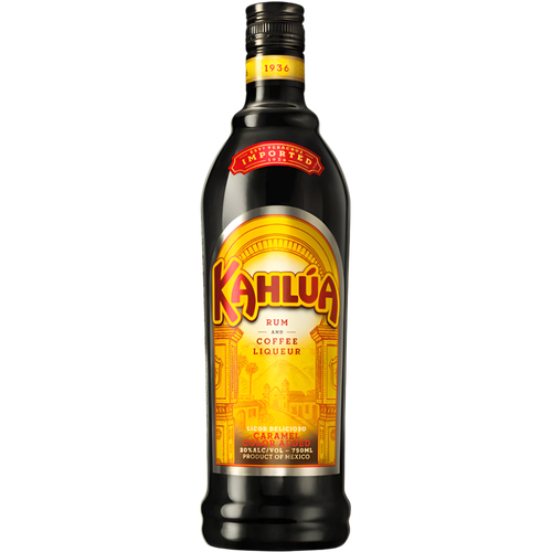 Kahlua Coffee Liqueur 1L Front Bottle Label