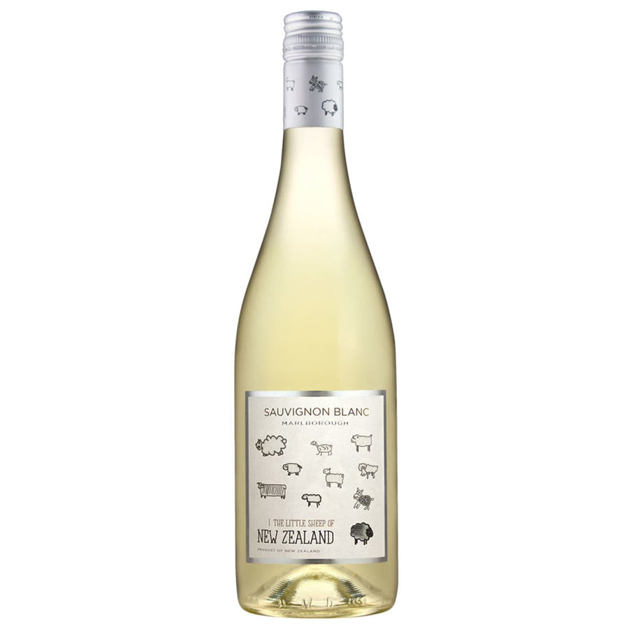 The Little Sheep of New Zealand Sauvignon Blanc 750ML Front Bottle Label
