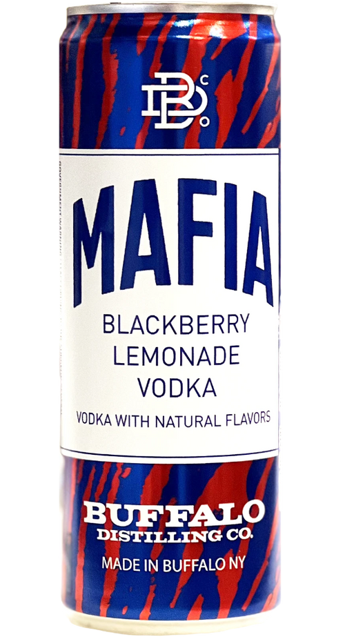 Mafia Blackberry Lemonade Cans 4pk-12oz Cans Front Bottle Label
