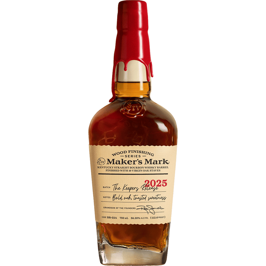 Maker's Mark Wood Finishing Series The Keepers Release Bourbon 750ML Front Bottle Label