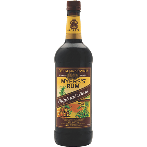 Myers's Dark Rum 1L Front Bottle Label