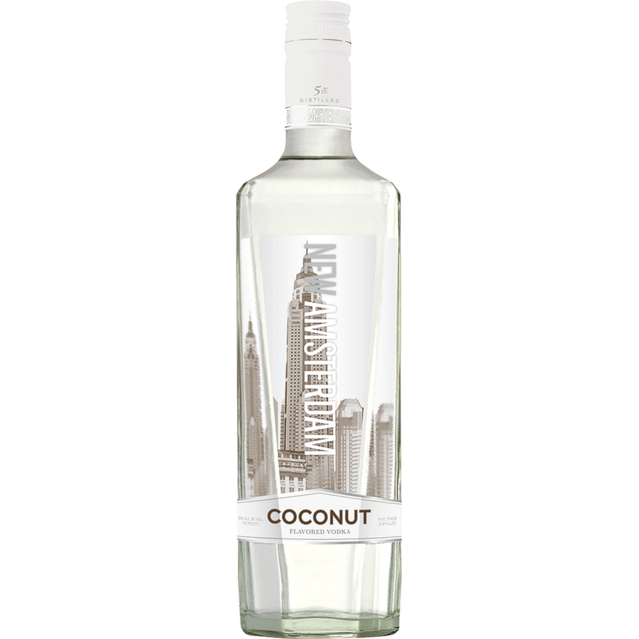 New Amsterdam Coconut 1.75L Front Bottle Label