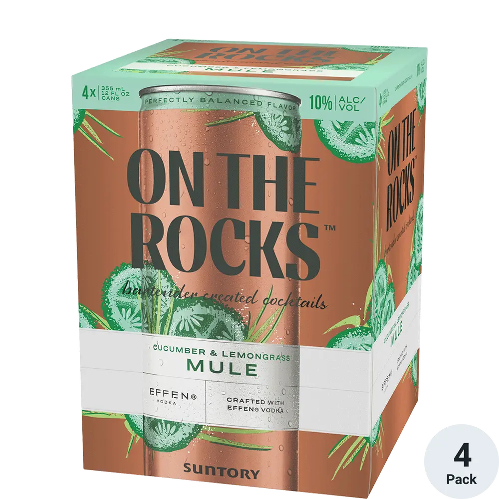 On The Rocks Sparkling Cucumber & Lemongrass Mule