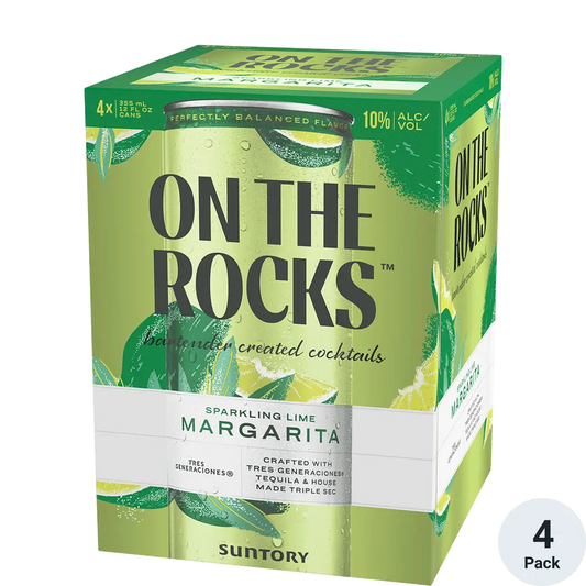 On The Rocks Sparkling Lime Margarita