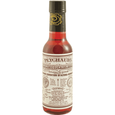 Peychaud's Aromatic Cocktail Bitters bottle — Buffalo House Liquor Tonawanda NY