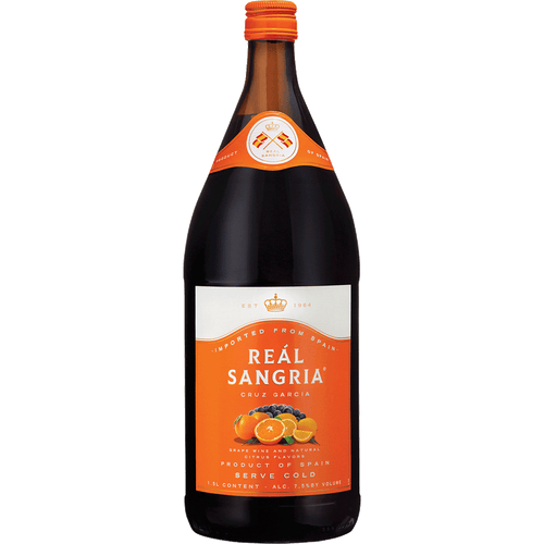 Real Sangria 1.5L Front Bottle Label