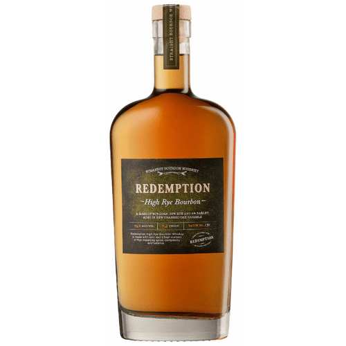 Redemption High Rye Bourbon 750ML Front Bottle Label