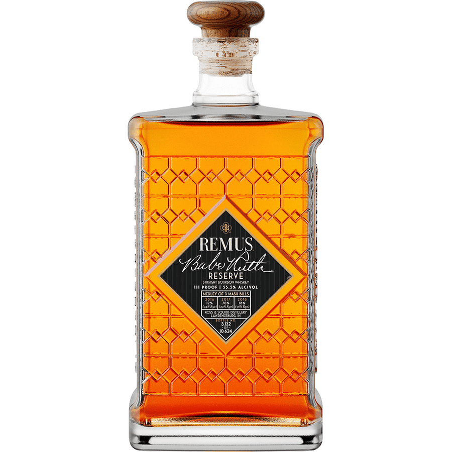Remus Babe Ruth Reserve Bourbon 750ML Front Bottle Label
