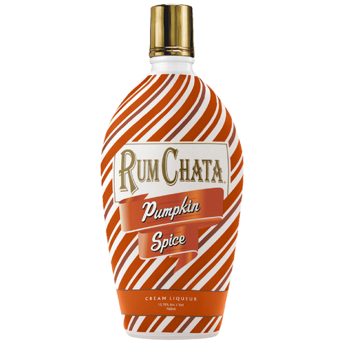 RumChata Pumpkin Spice Liqueur 750ML Front Bottle Label