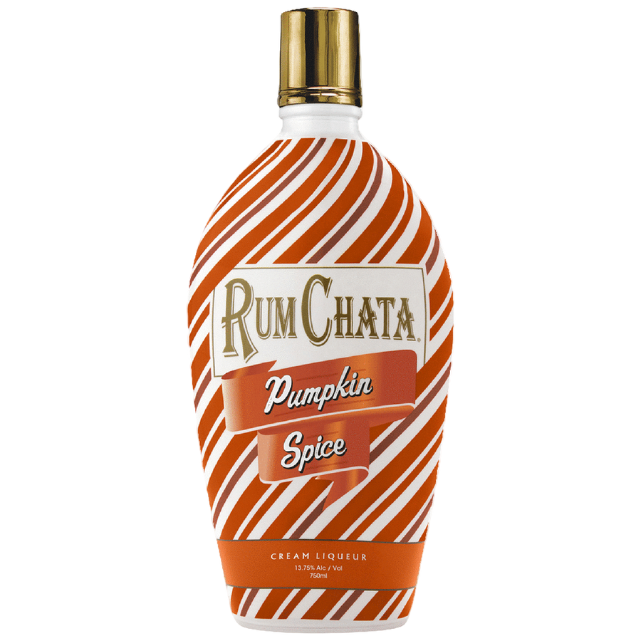RumChata Pumpkin Spice Liqueur 750ML Front Bottle Label