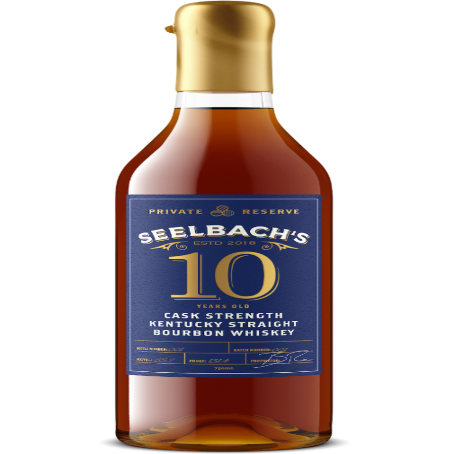 Seelbach’s Private Reserve 10-Year Batch 750ML Front Bottle Label