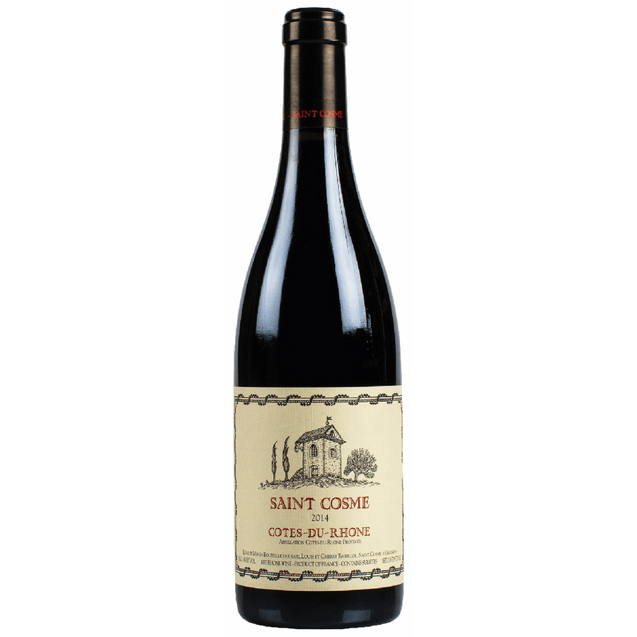 St Cosme Cotes du Rhone 750ML Front Bottle Label