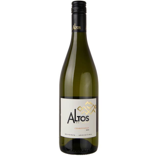 Altos del Plata Chardonnay 750ML Front Bottle Label