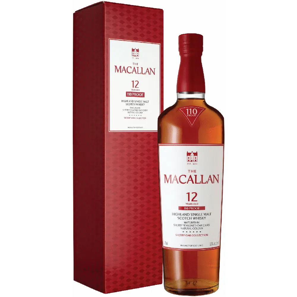 The Macallan Sherry Oak 110 Proof 12 Yrs