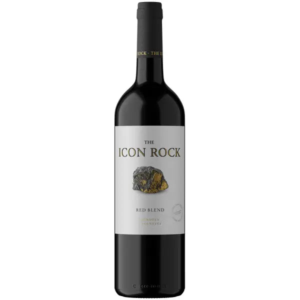 The Icon Rock Red Blend Mendoza 750ML Front Bottle Label
