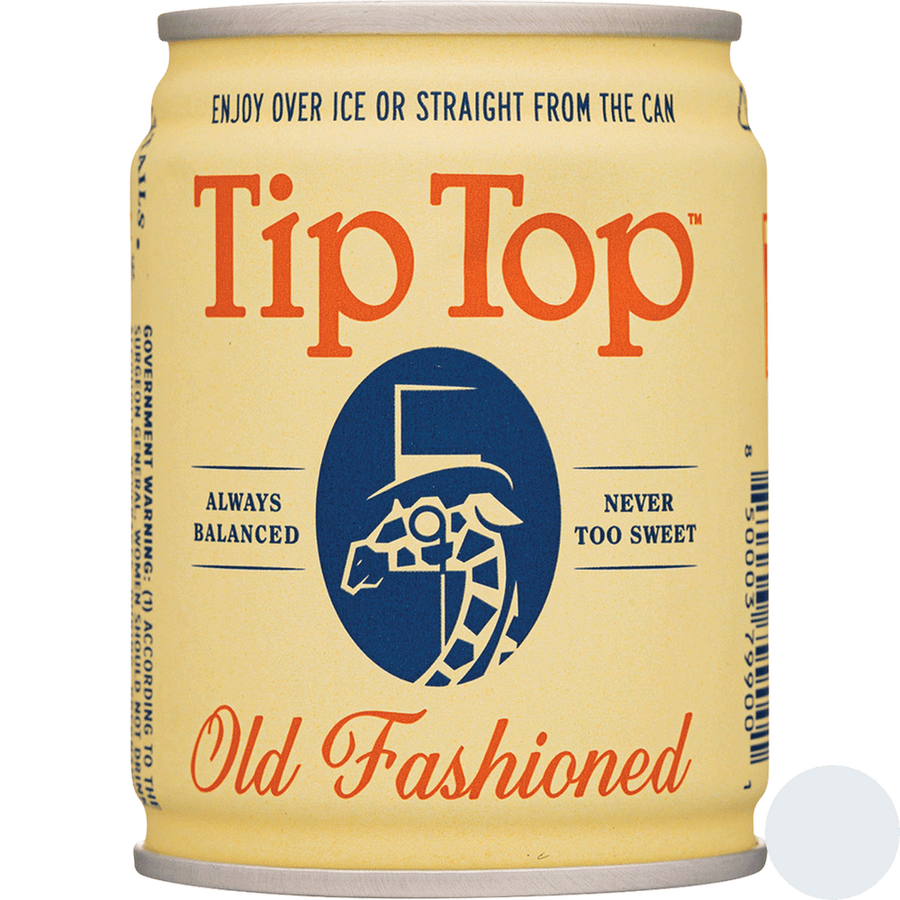 Tip Top Old Fashioned 100ML Front Bottle Label