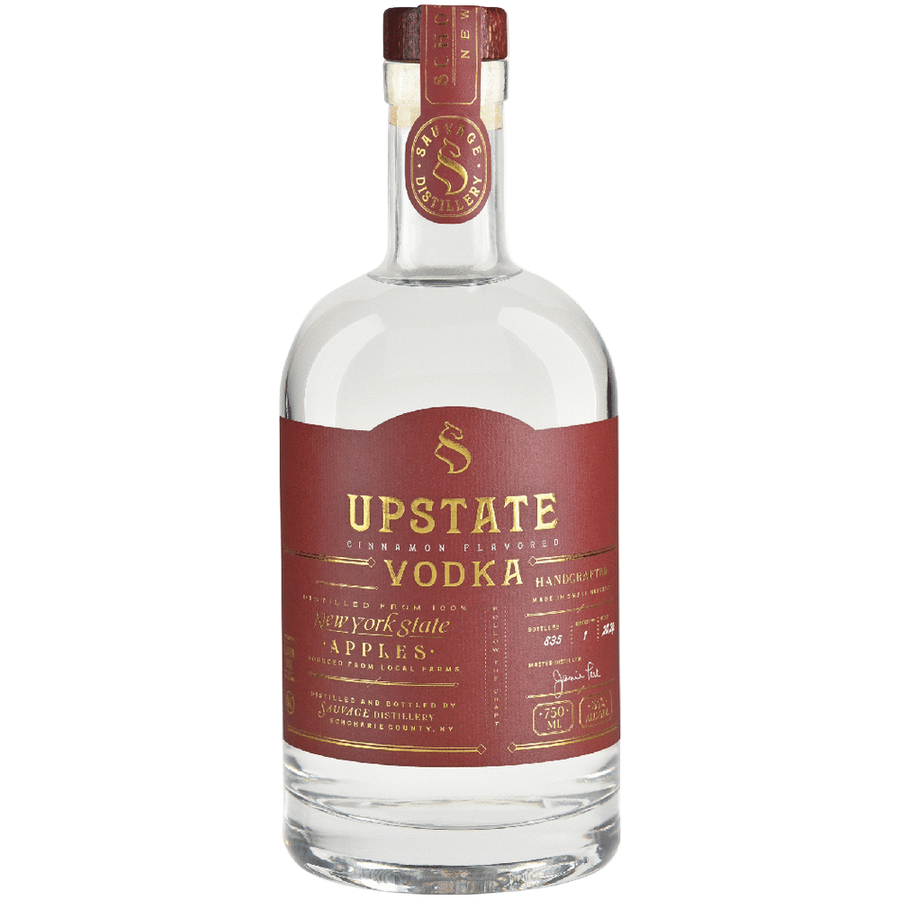 Upstate Cinnamon Vodka 750ML Front Bottle Label