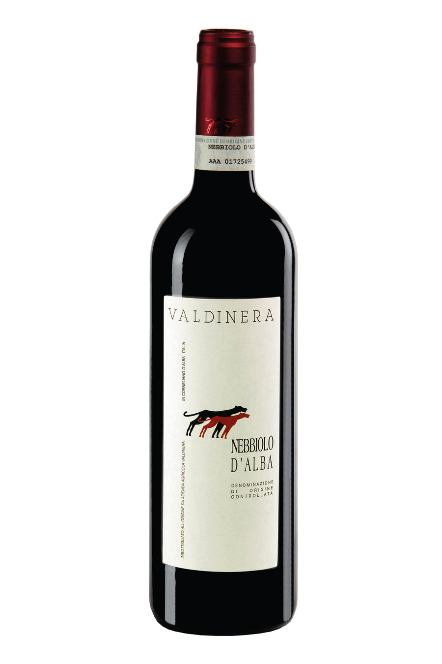 Valdinera Nebbiolo d'Alba 750ML Front Bottle Label