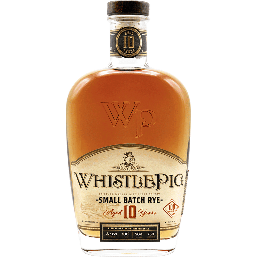 WhistlePig Rye 10 Year Old 750ML Front Bottle Label