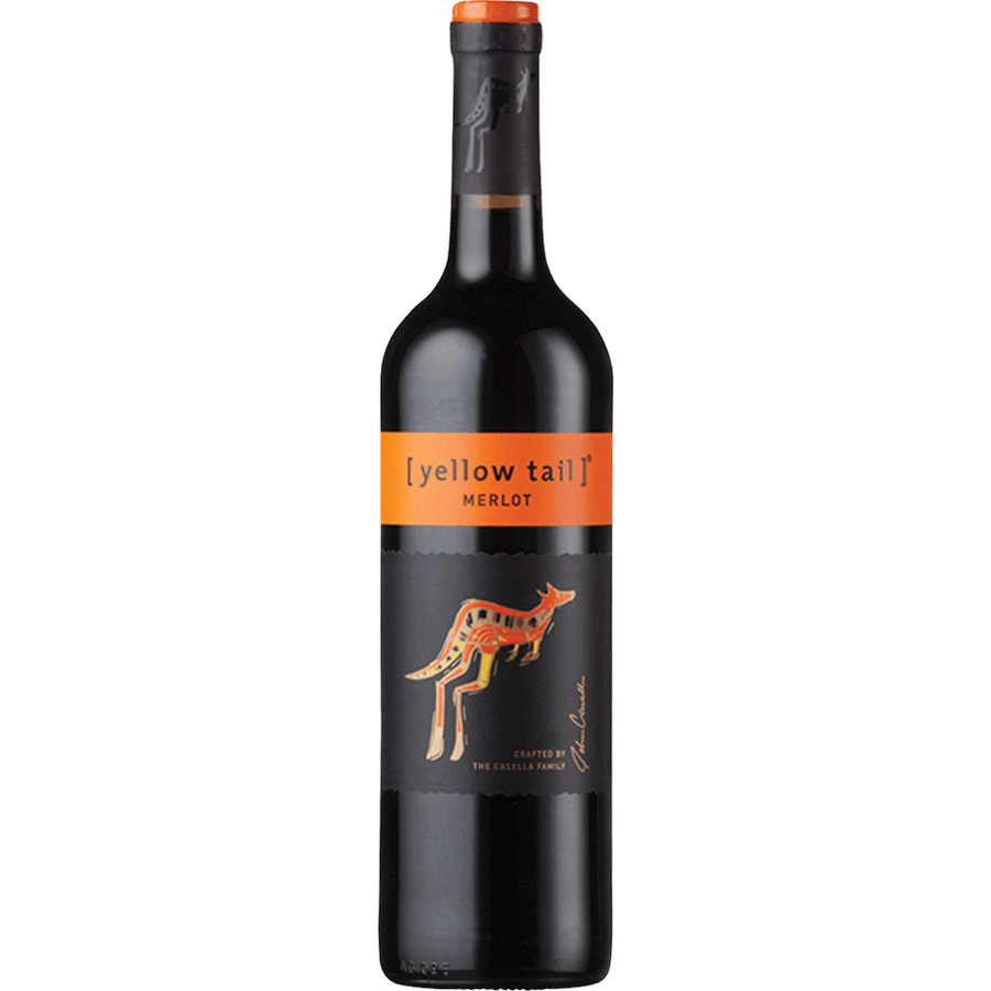 Yellow Tail Merlot 750ML Front Bottle Label