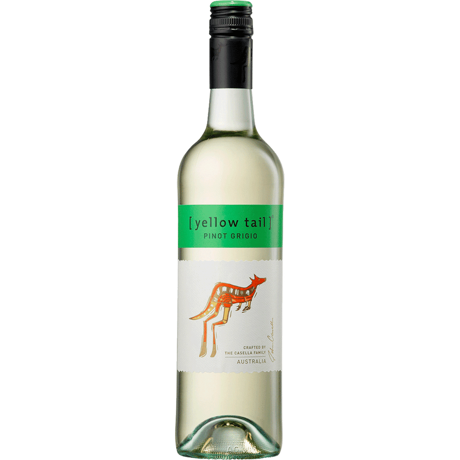 Yellow Tail Pinot Grigio 750ML Front Bottle Label